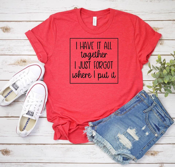 together forgot tee