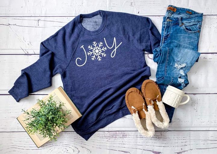 Joy Snowflake Long Sleeve and Fleece