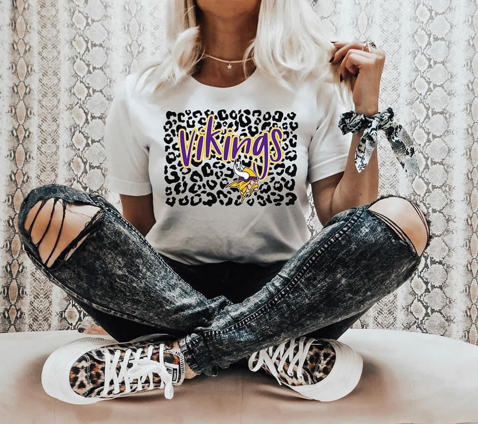vikings leopard purple