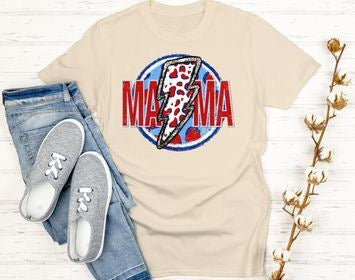 mama red lightning bolt