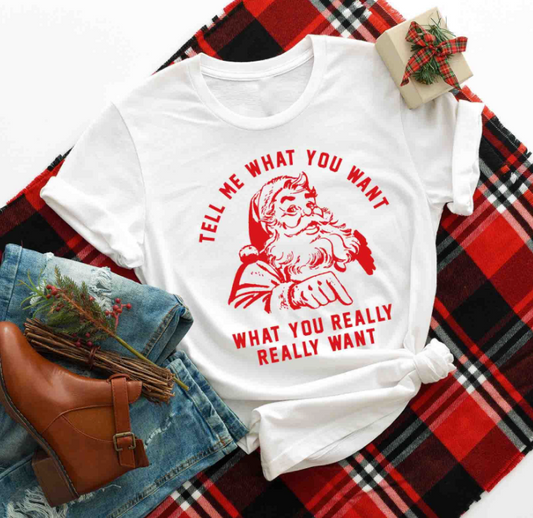 Tell Me What You Want Santa