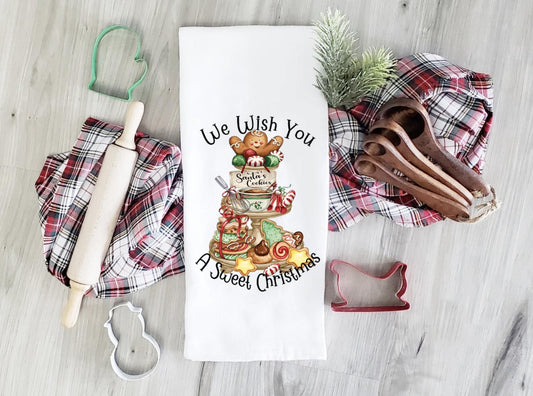 Wish You Were Here Sweet Christmas Towel