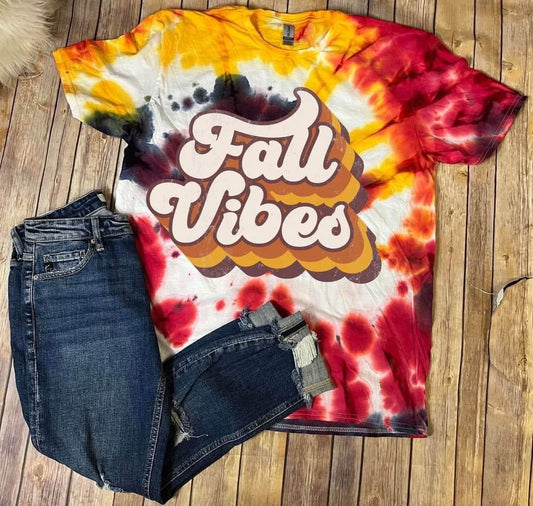 fall vibes tie dye