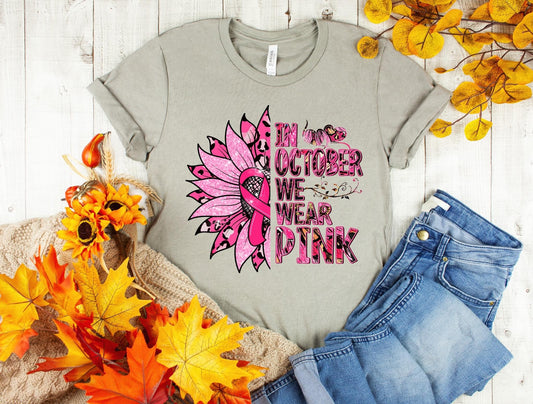 in october we wear pink