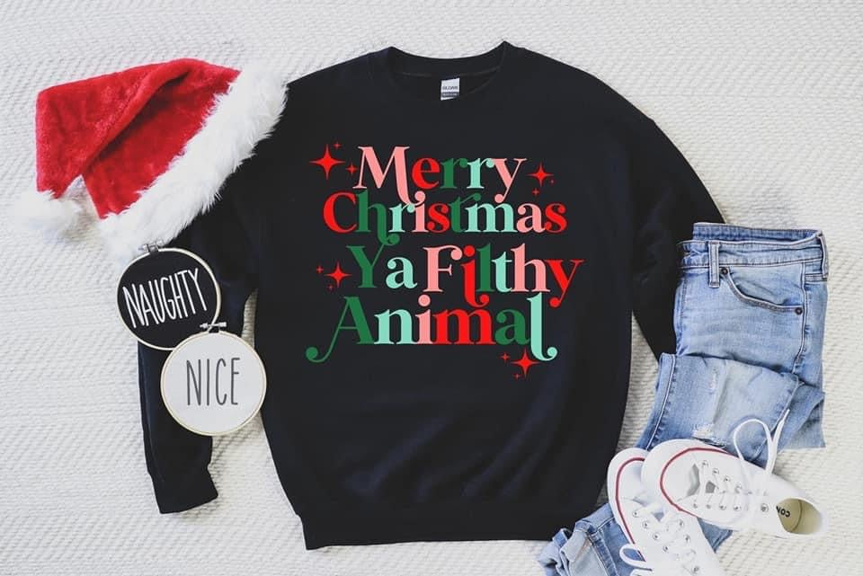 Merry Christmas Ya Filthy Animal