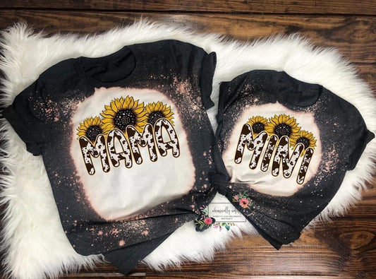 Mini Cow Print Sunflowers