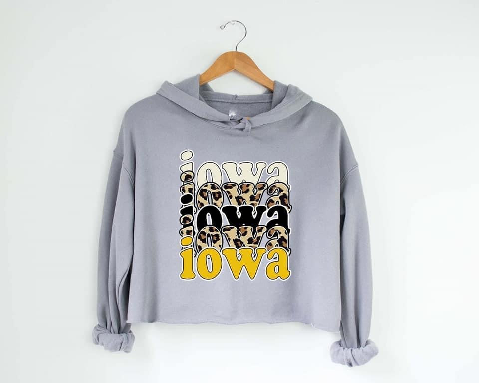 iowa hooded fleece