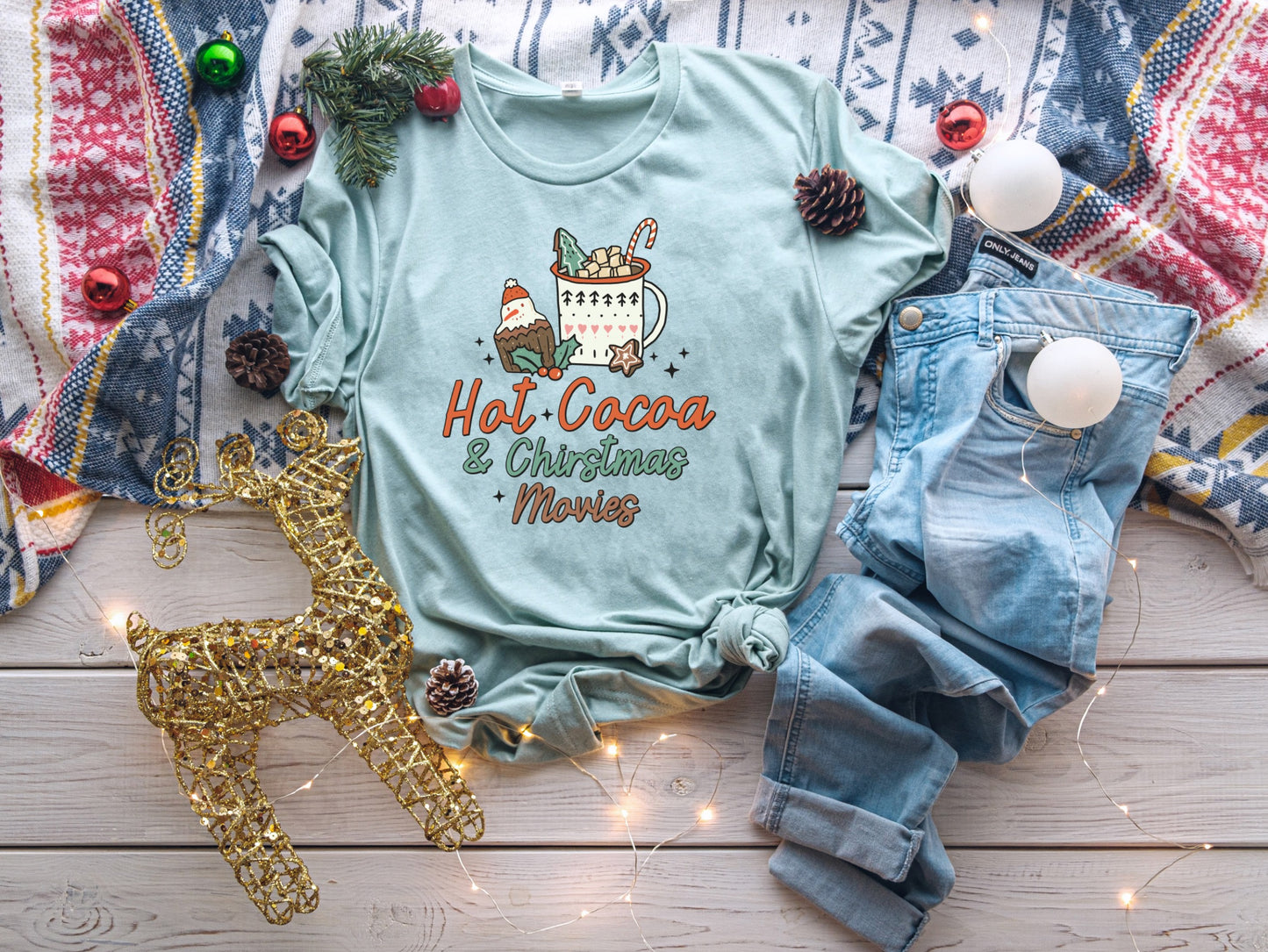 hot cocoa and christmas movies