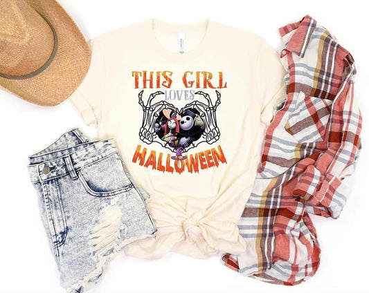 this girl loves halloween