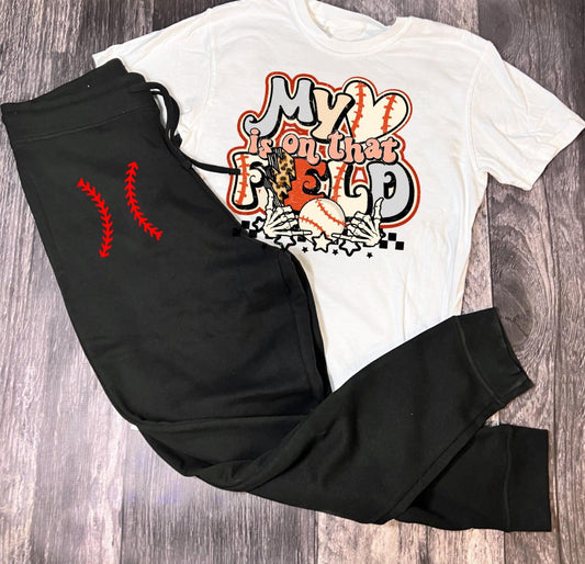 My Heart Is On That Field Baseball