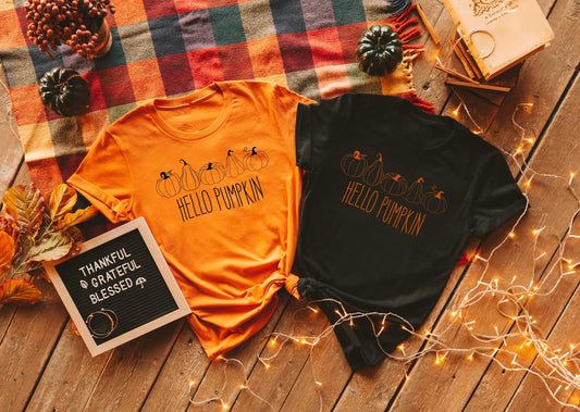 hello pumpkin orange font