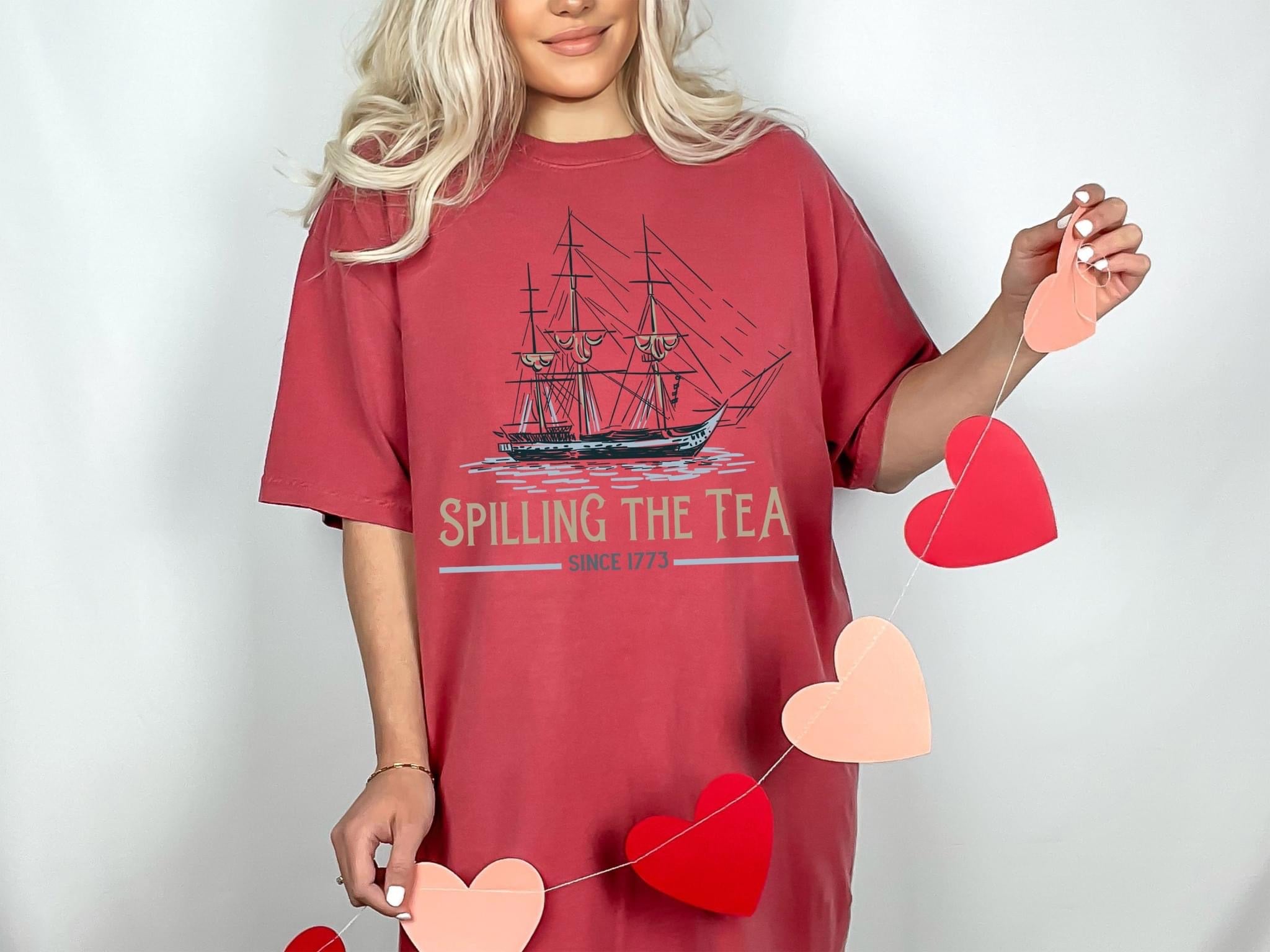 Spilling The Tea Comfort Colors