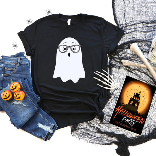 ghost with glasses
