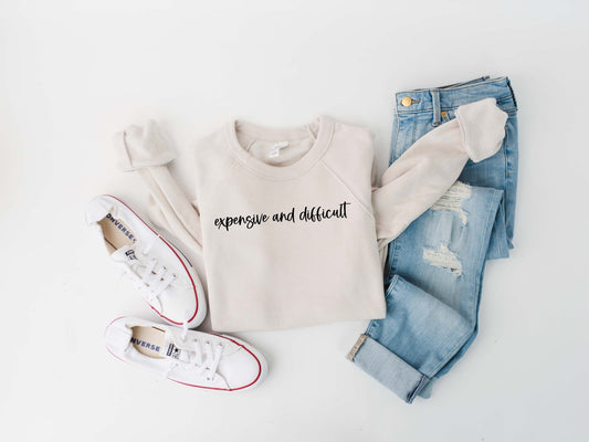 expensive and difficult cursive