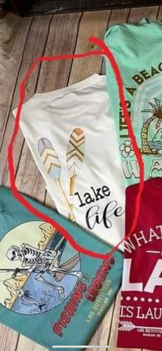 lake life loz back print