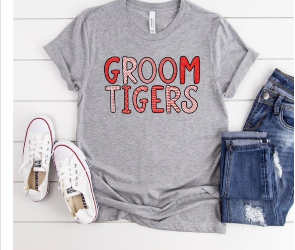 groom tigers doodle