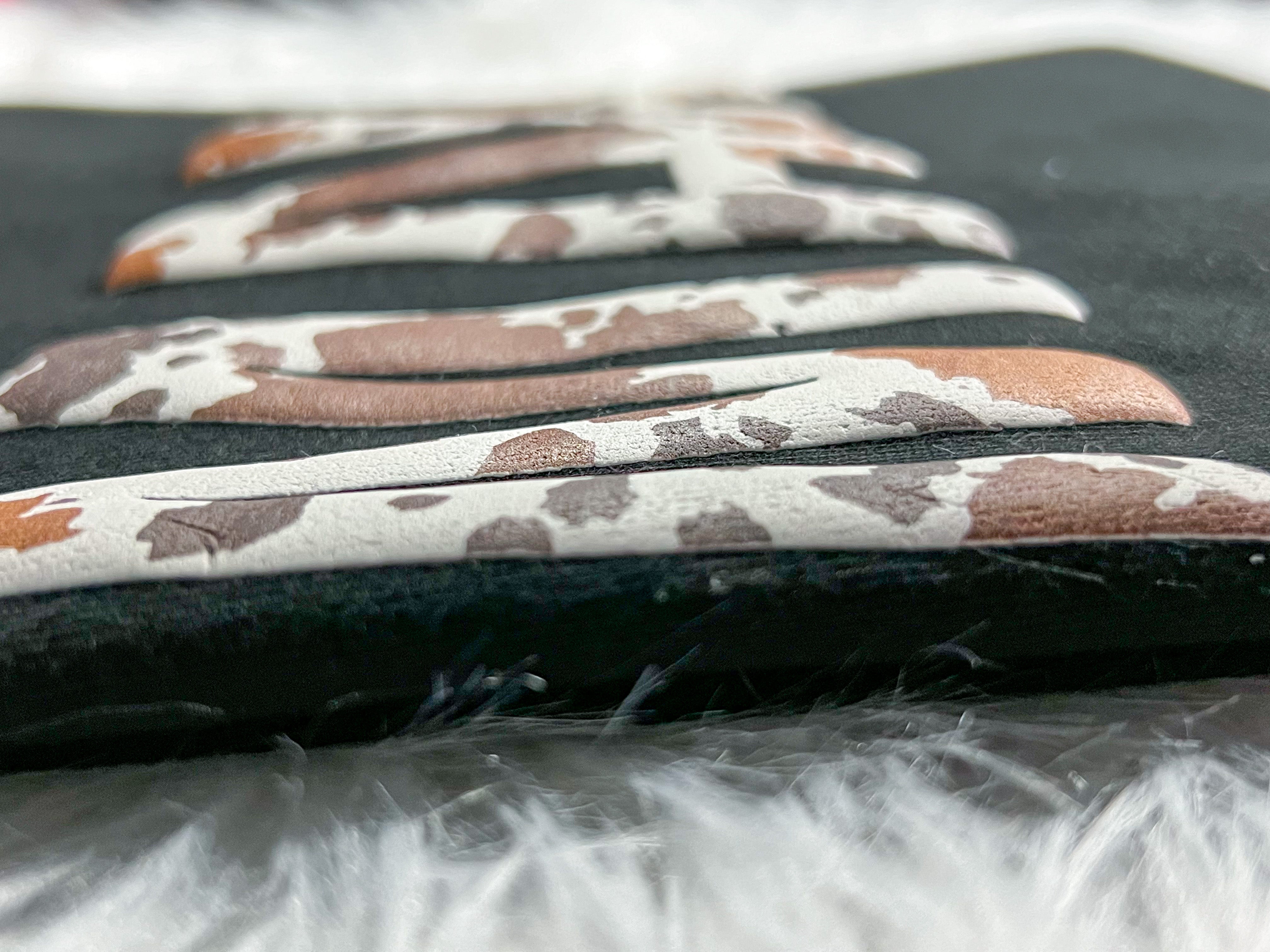 Mama Cowhide Puff