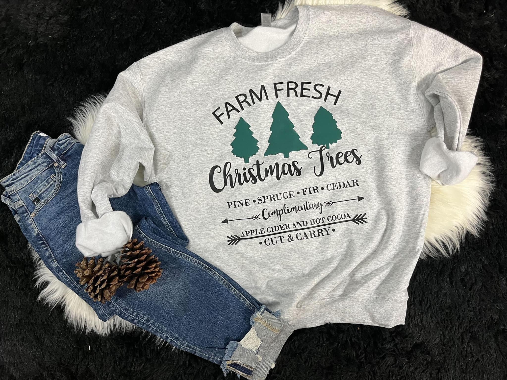 Farm Fresh Christmas Trees Puff