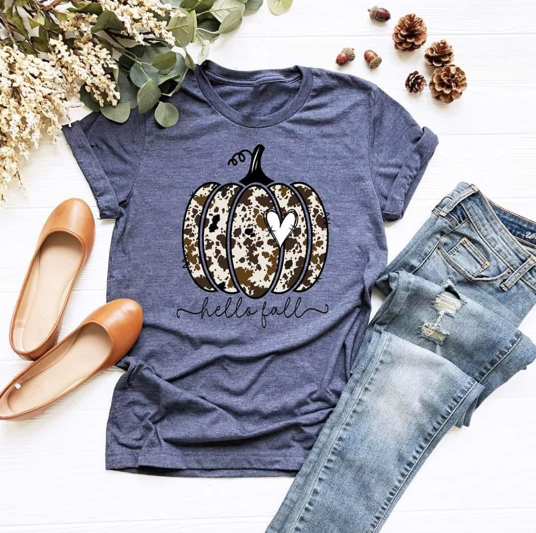cowhide pumpkin