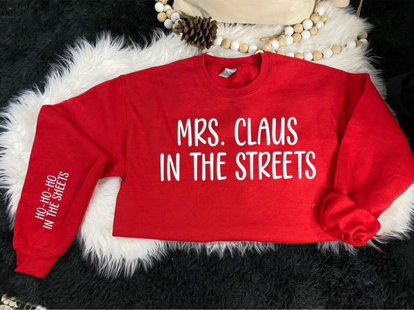 Mrs Claus In The Streets