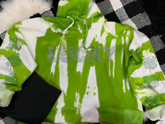 BLANK Green Tie Dye