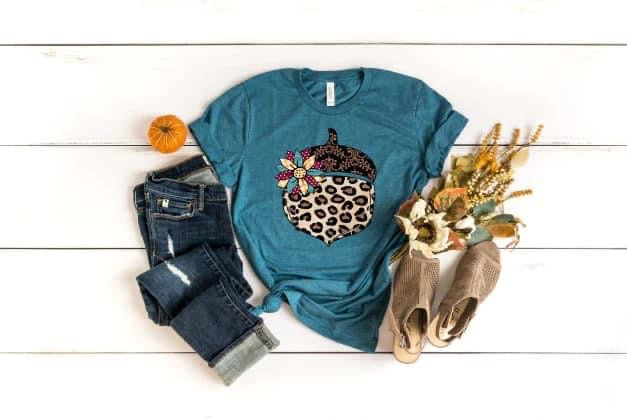 fall acorn fleece