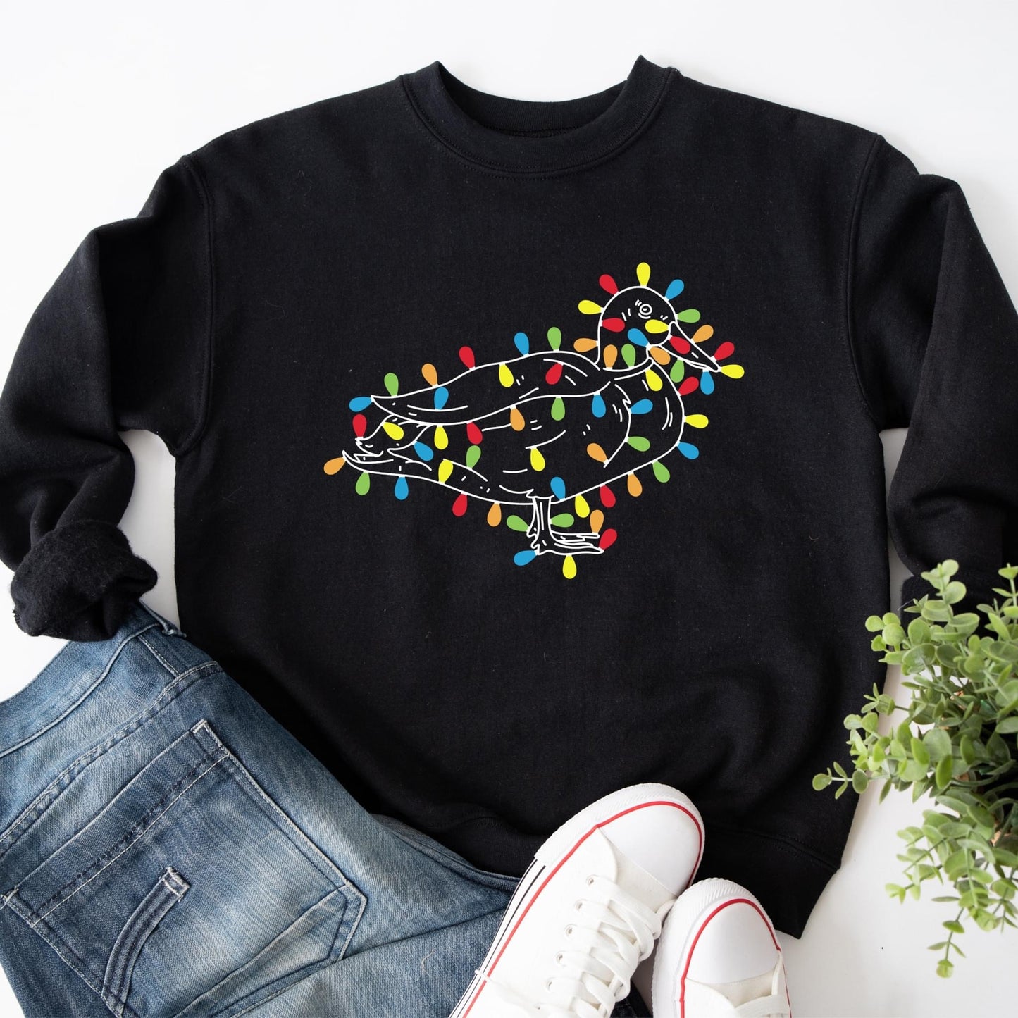 Christmas Lights Duck