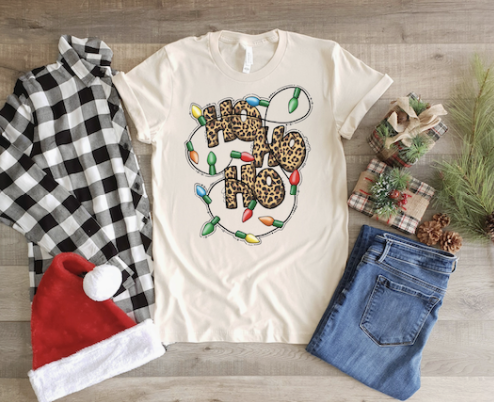 Ho Ho Ho Leopard And Lights