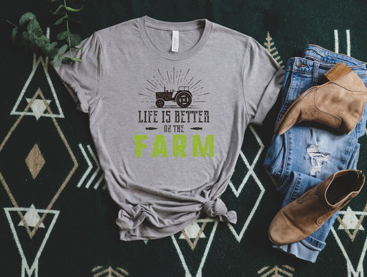 life is better on the farm green