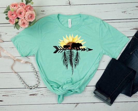 mama bear sunflower arrow