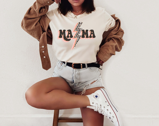 mama lightning bolt leopard