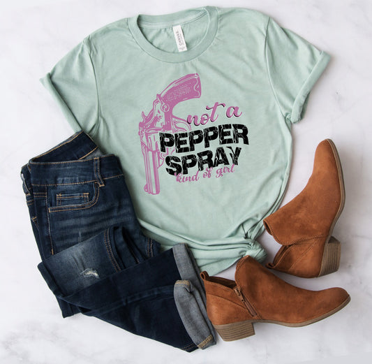 not a pepper spray kind of girl