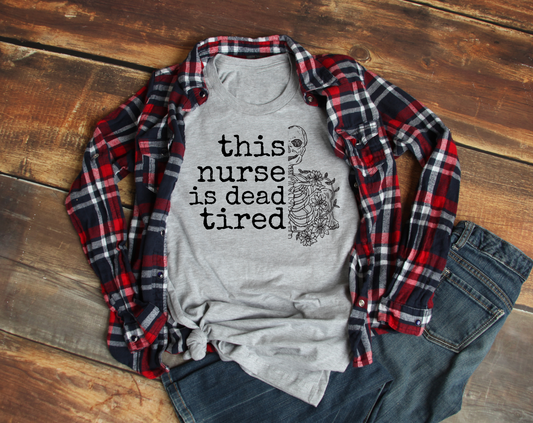 this nurse is dead tired