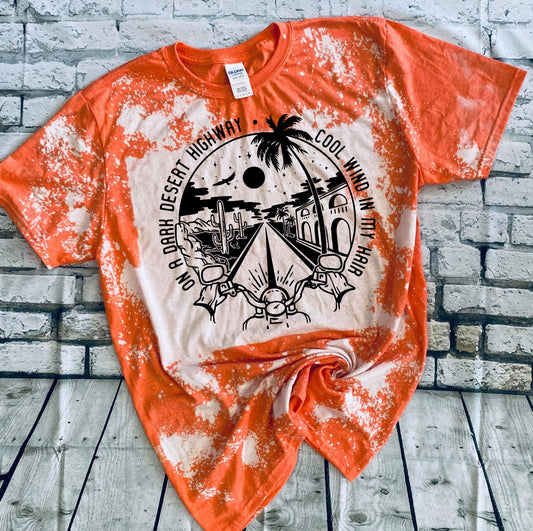 on a dark desert highway cool wind in my hair