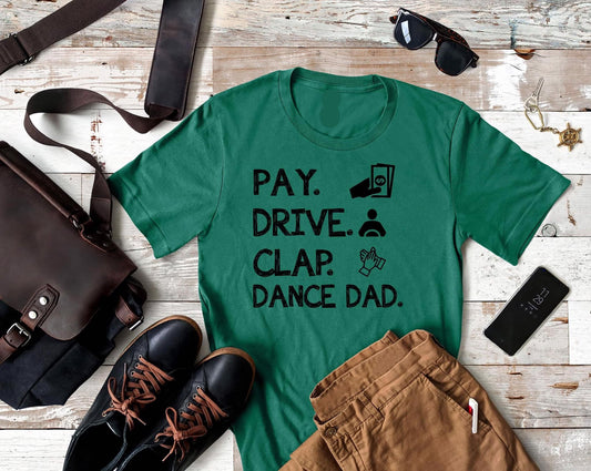 pay drive clap dance dad