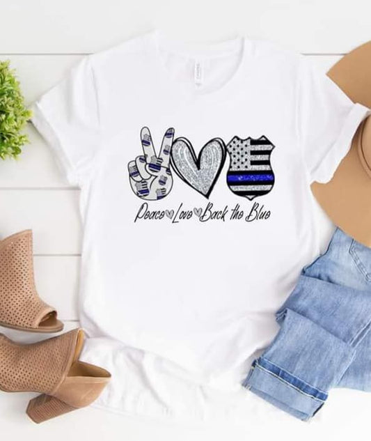 peace love back the blue