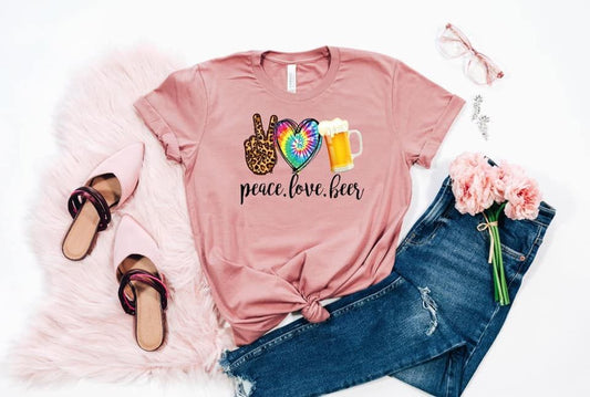 peace love beer
