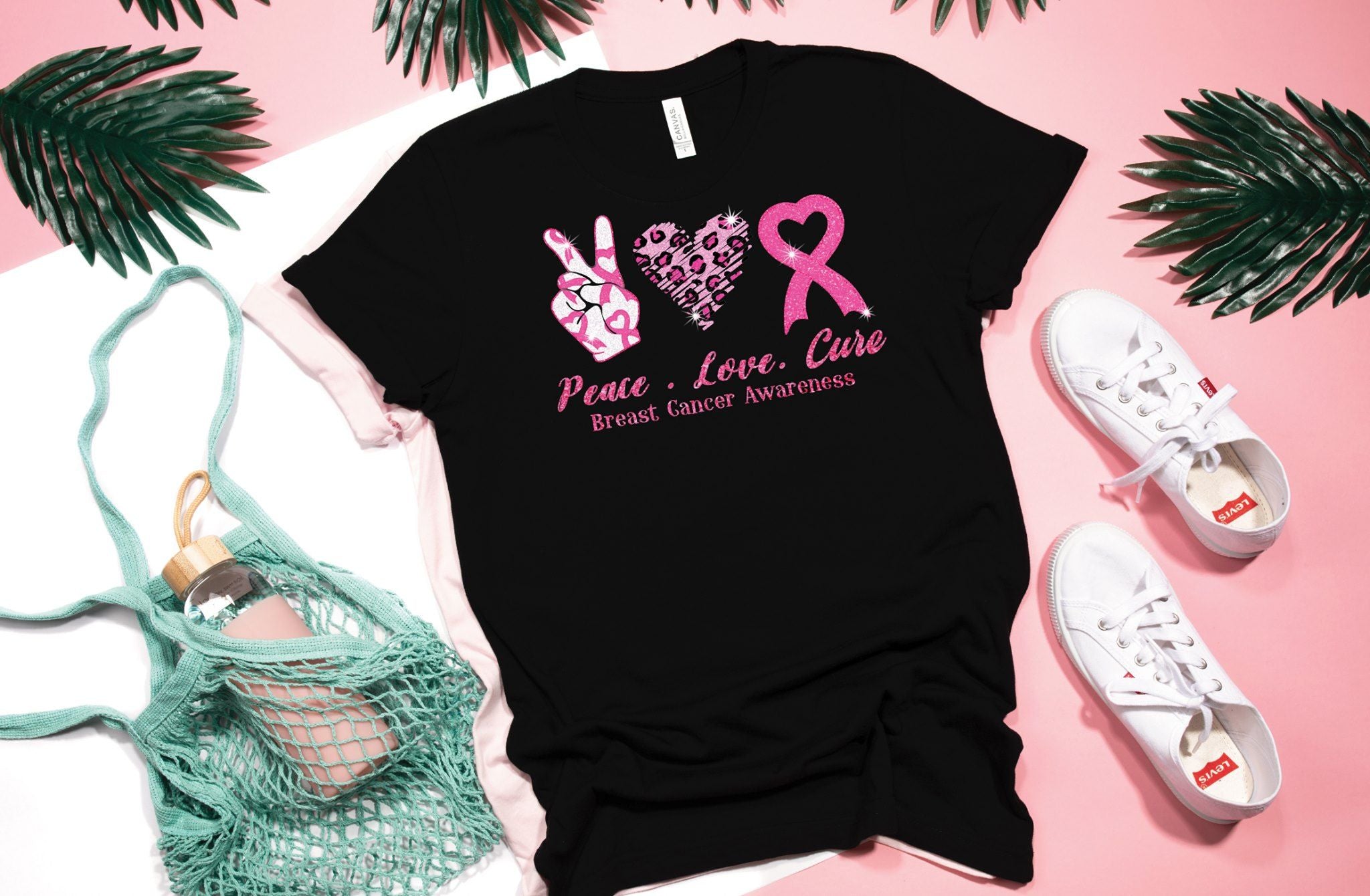 peace love cure breast cancer