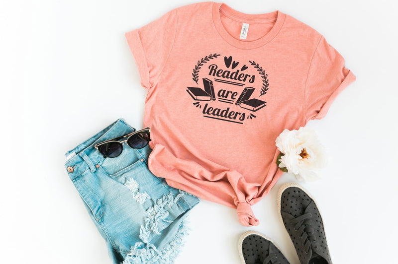 readers are leaders inspiration tee