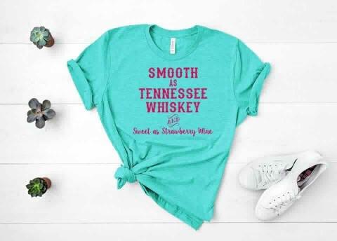 smooth as tennessee whiskey t shirt