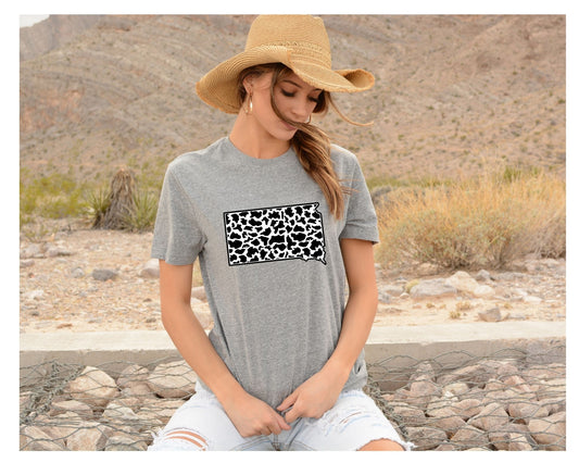 south dakota cow print