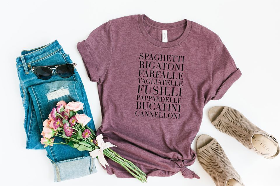 spaghetti rigatoni farfalle