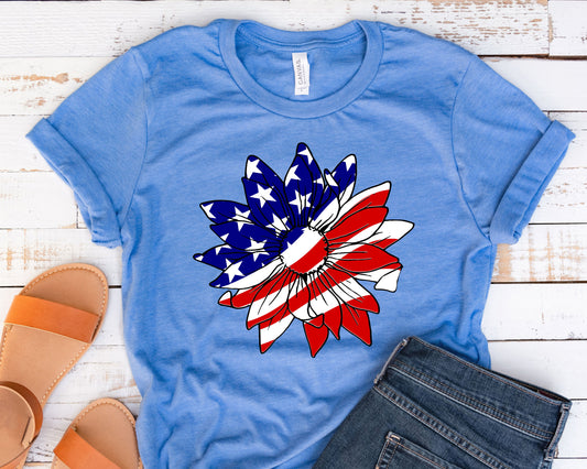 sunflower flag  th of july