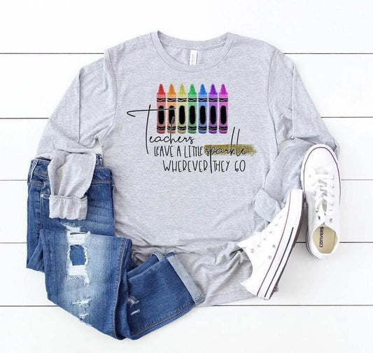 teachers leave a little sparkle