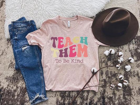 teach them to be kind rainbow