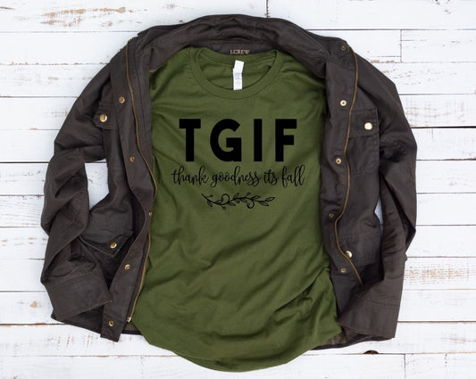 tgif thank goodness its fall