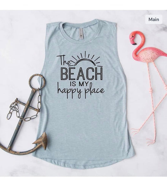 the beach is my happy place