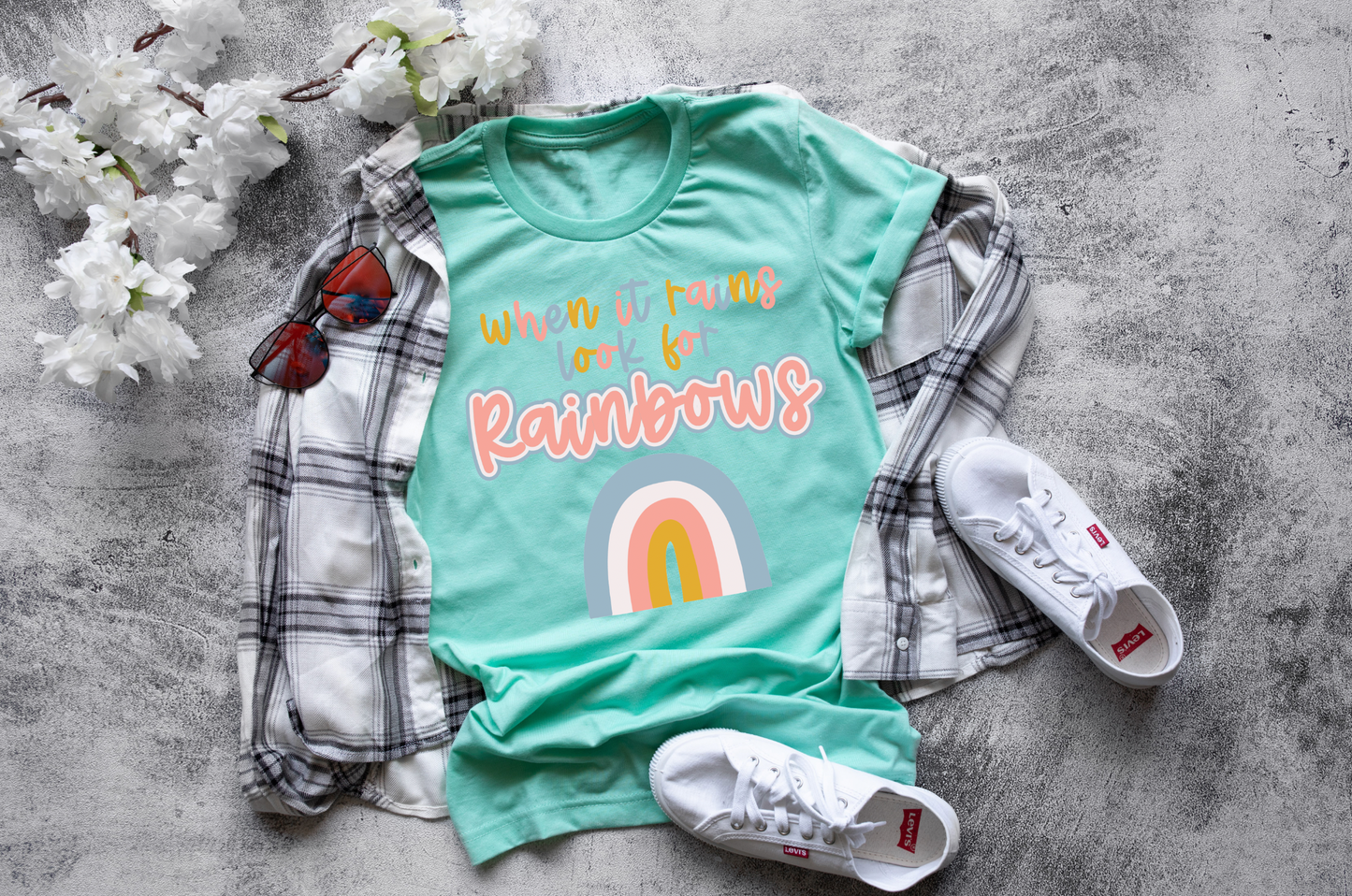 when it rains look for rainbows